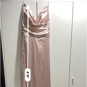 Satin prom marmaid dress